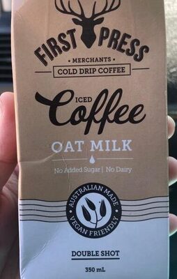 Oat milk iced coffee imp