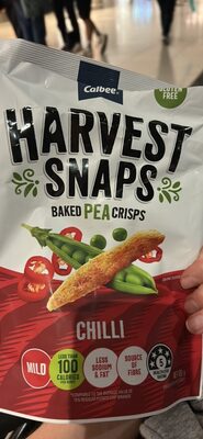 Harvest Snaps Baked Pea Crisps Chilli