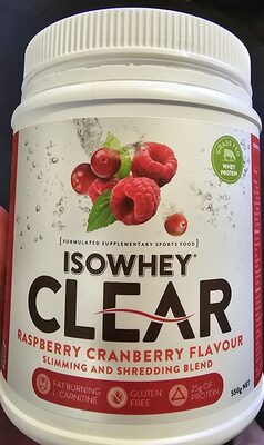 Isowhey Clear Raspberry Cranberry