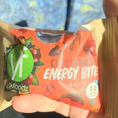 Choc berry energy bite