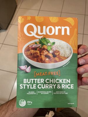 Quorn meat-free Butter Chicken Style Curry & Rice