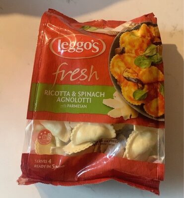 Ricotta and spinach agnolotti