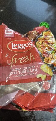 Slow Cooked Veal Tortellini with Cheddar Cheese