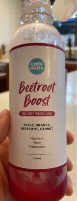 Beetroot boost front packaging