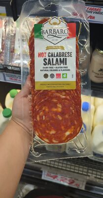 Hot Calabrese Salami front packaging