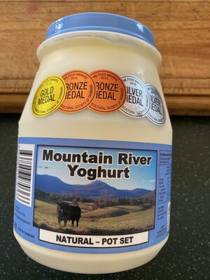 Mountain River Yoghurt front packaging