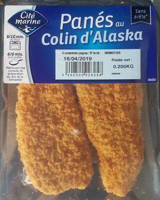 Panés au colin d'alaska