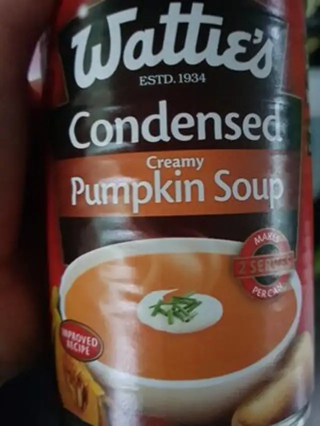 Condensed Creamy Pumpkin Soup front packaging