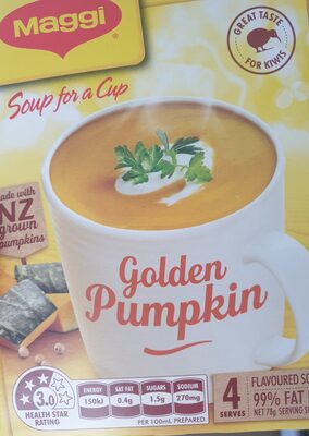 golden pumpkin soup