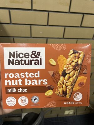 Roasted nut bar