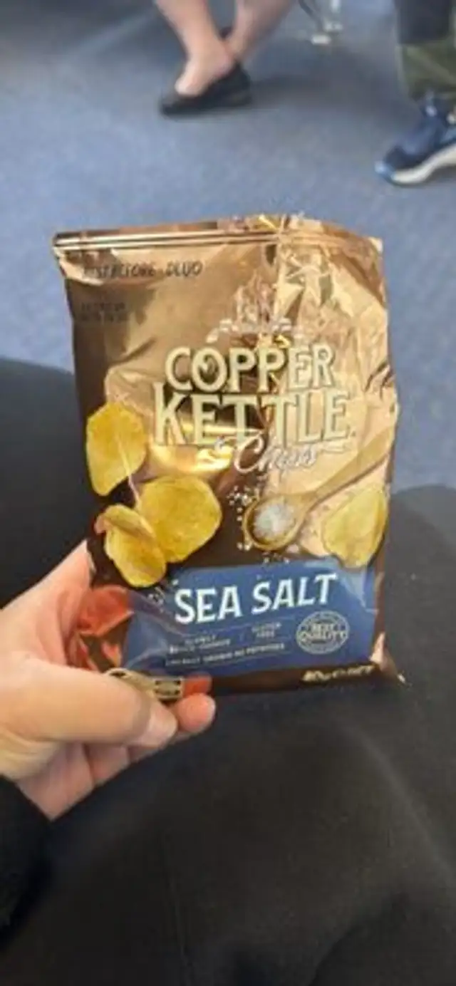 SEA SALT POTATO CHIPS nutrition facts table
