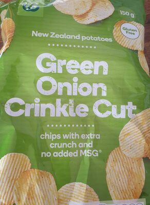 Green Onion Crinkle Cut Chips