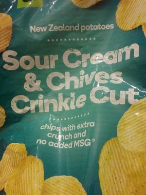 Sour Cream & Chives Crinkle Cut