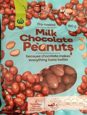 Milk chocolate peanuts