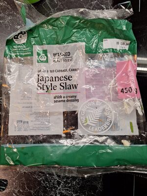 Japanese Style Slaw With Seasame Dressing