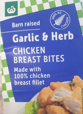 Garlic & Herb Chicken Breast, Raw, Fillet front packaging