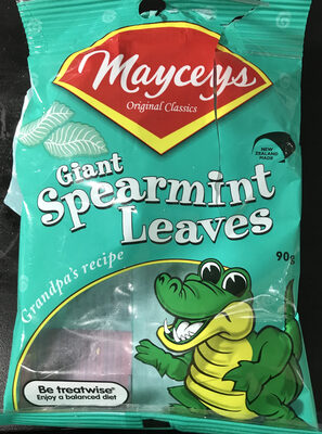 Giant Spearmint Leaves