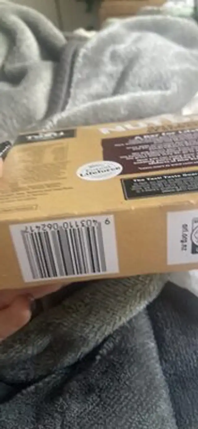 NUT bar dark choc cranberry nutrition facts table