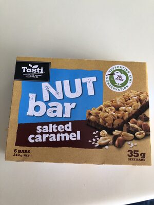 Nut bar salted caramel - Tasti - Tasti