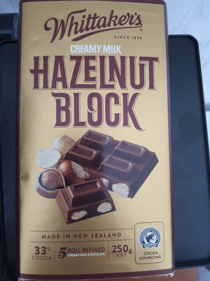 Creamy Milk Hazelnut Block