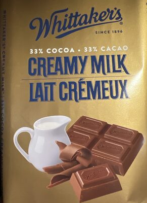 33% Cocoa Creamy Milk Chocolate Bar