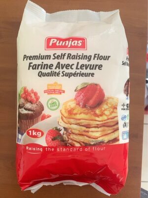 Farine premium self raising flour front packaging