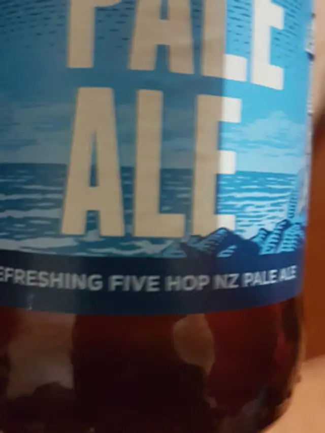 pointers pale ale ingredients label