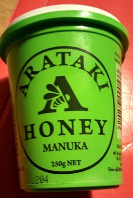 Arataki Manuka Honey front packaging