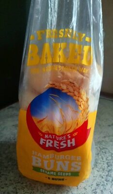 Hamburger Buns with Sesame Seeds