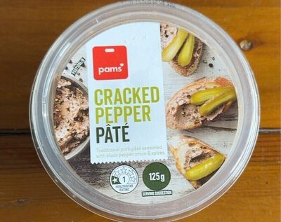 Cracked pepper pâté