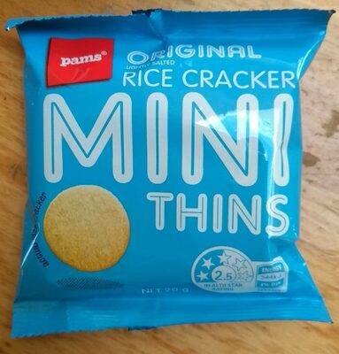 Original lightly salted rice cracker mini thins