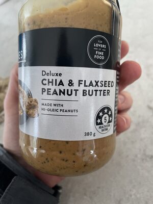 Chia & flaxseed peanut butter