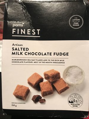 Artisan Salted Milk Chocolate Fudge