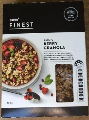 Luxury berry granola