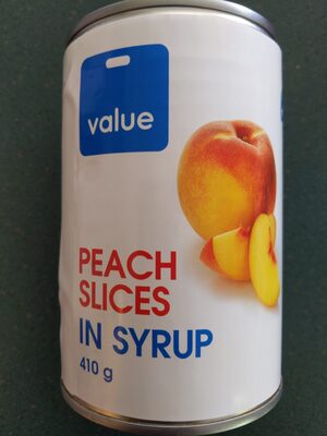 value peach slices in syrup