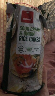 Rice cakes sour cream and onion