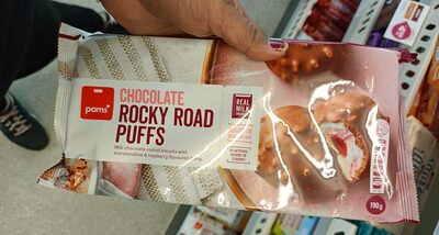 Pams chocolate rocky road puffs