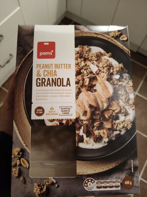 Peanut butter & chia granola