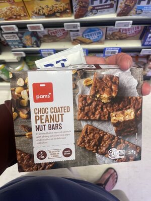 Choc Coated Peanuts Nut Bars