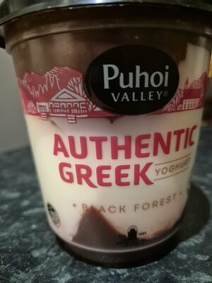 Authentic Greek Yogurt Black Forest front packaging