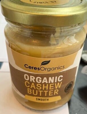 Organic cashew butter smooth