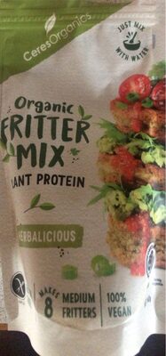 Fritter mix plant protein