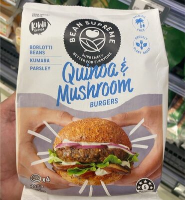 Quinoa & Mushroom Burger