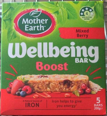 Wellbeing bar boost Mixed Berry