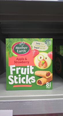 Fruit sticks apple & strawberry front packaging