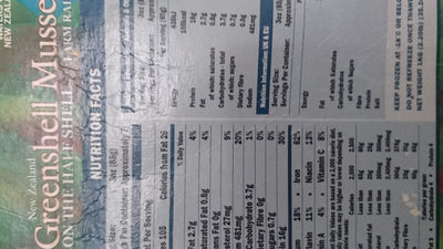 Moule 1 / 2 Coquille 1KG - Surgeles