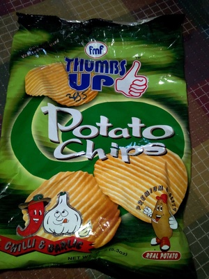 thumbs up potato chips