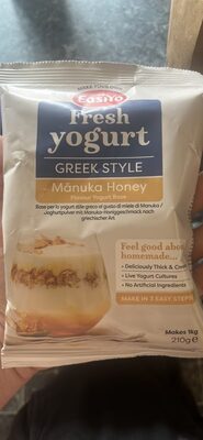 Fresh yogurt Greek style Manuka Honey Flavour Yogurt Base