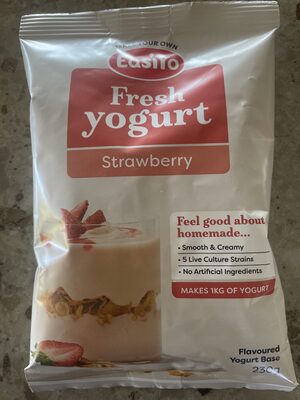 easiyo fresh yoghurt strawberry
