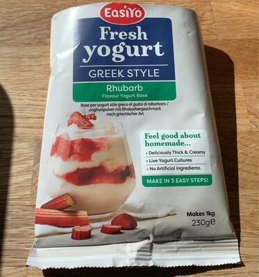 Greek Rhubarb yogurt
